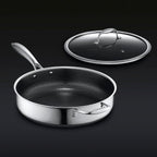 Hybrid Deep Sauté Pan with Lid