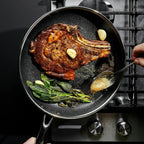 Hybrid Fry Pan Set With Lids, 6-pc