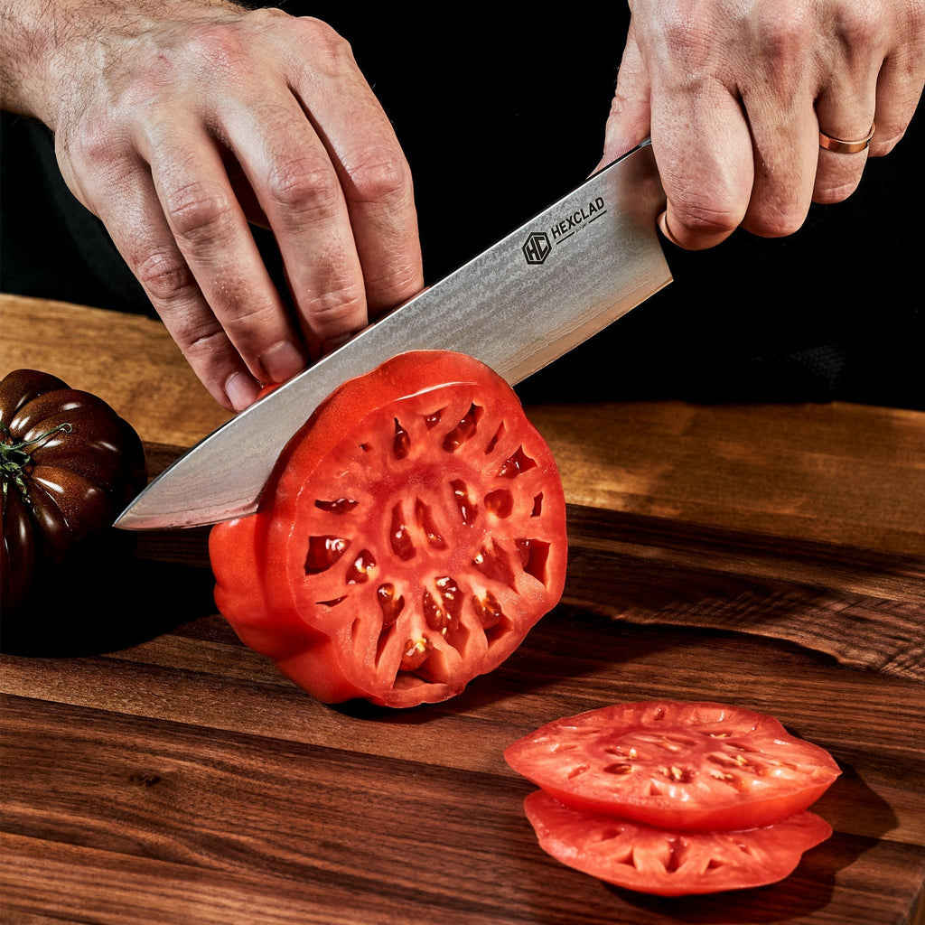 Damascus Steel Knife & Carving Set, 8-pc