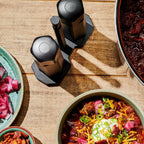 HexMill Tabletop Salt and Pepper Grinders