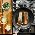 Hybrid Fry Pan Set With Lids, 6-pc