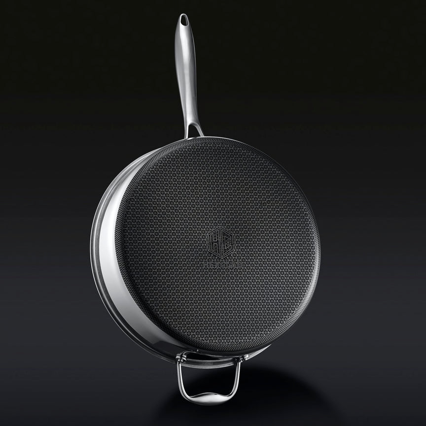 Hybrid Deep Sauté Pan with Lid
