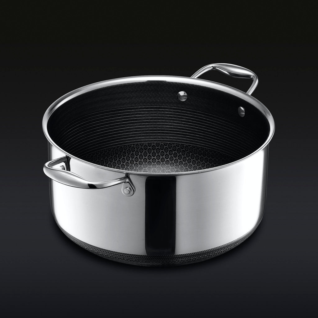 Hybrid Stock Pot With Lid, 8-Qt